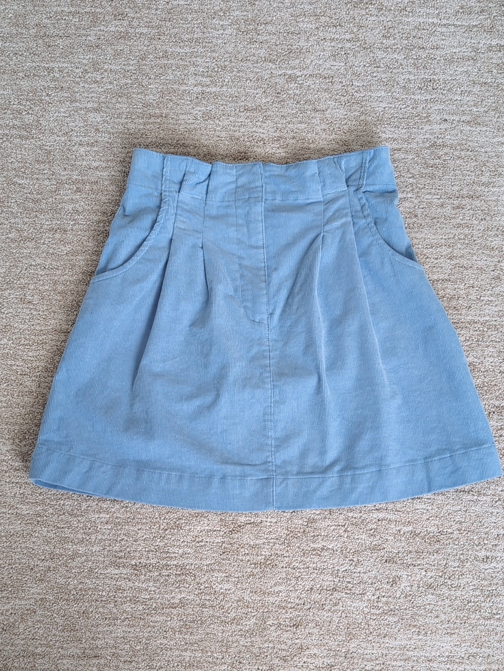 Urban Outfitters Light Blue Corduroy Mini Skirt